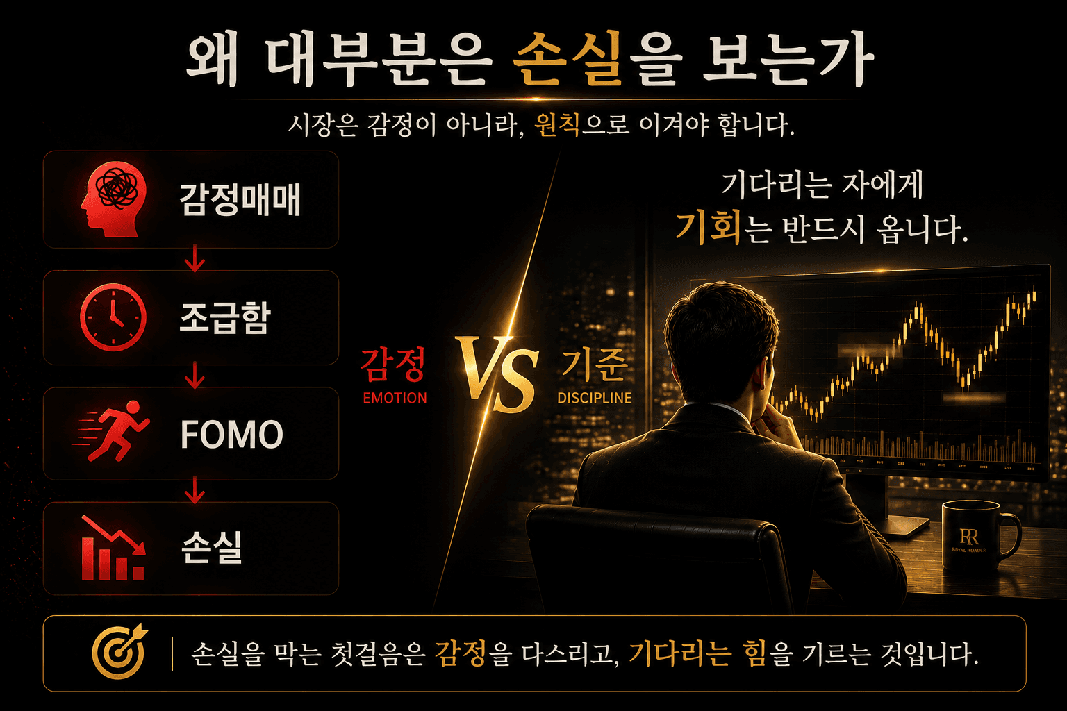 극타점 트레이딩 손실 원인 이미지