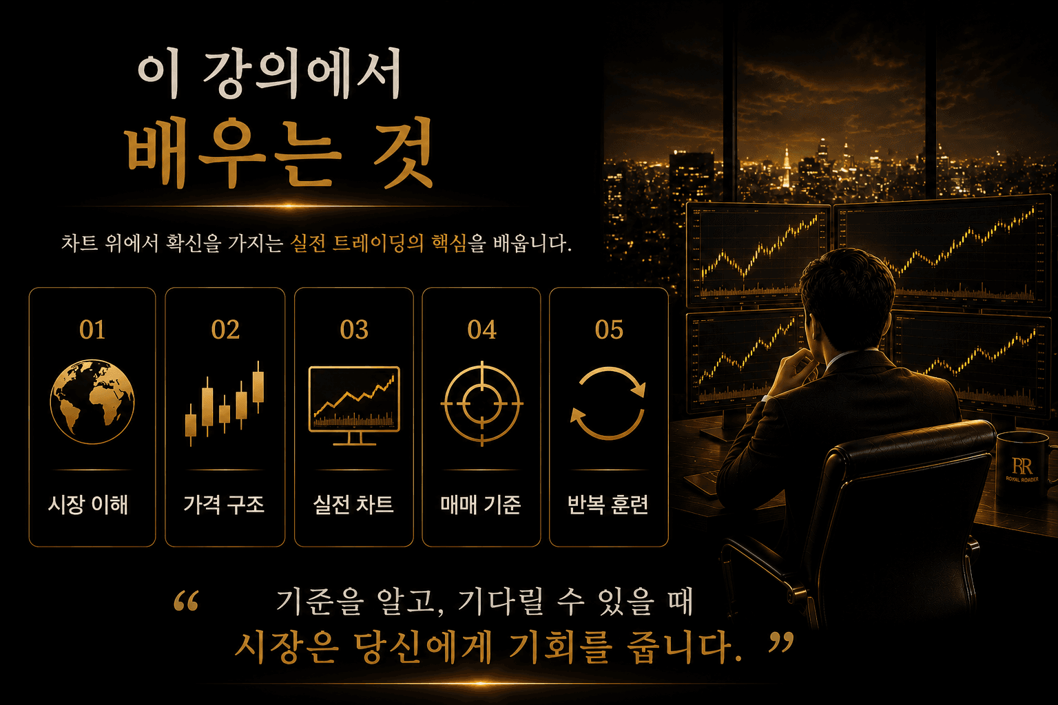 극타점 트레이딩 강의 구성 이미지