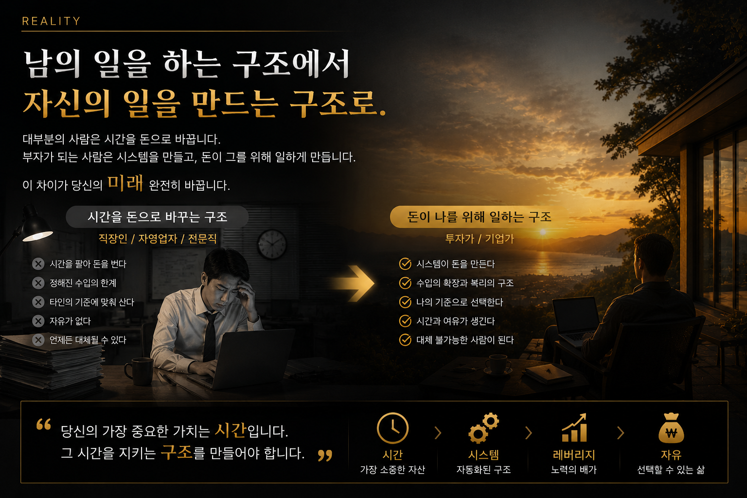 대기만성 현실 인식 이미지