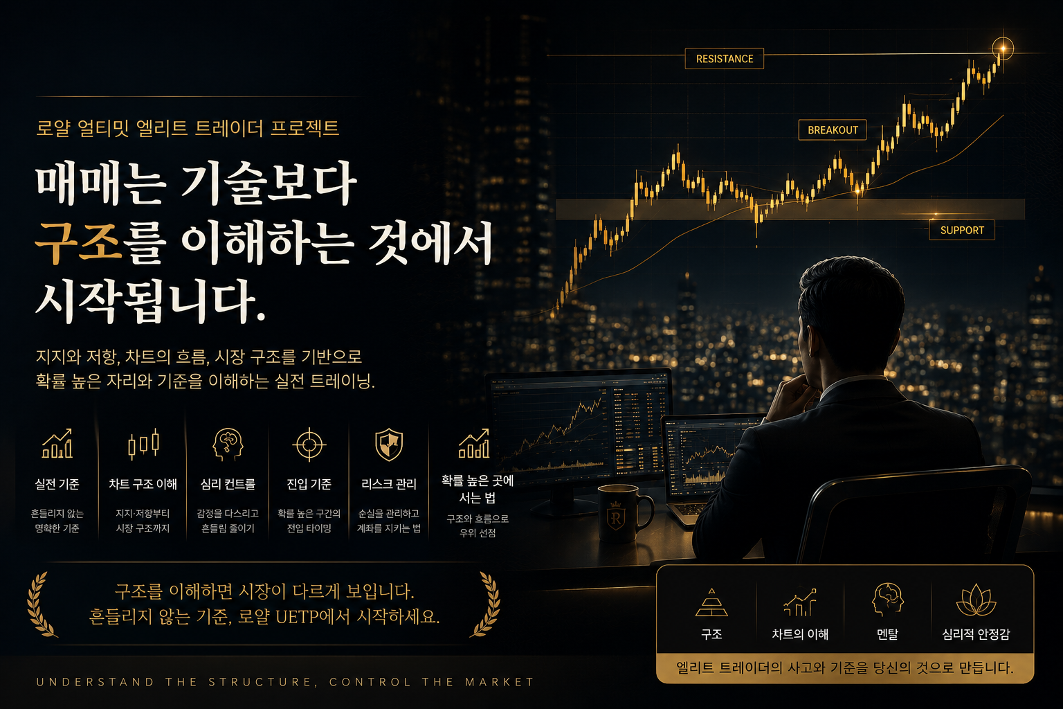 로얄 얼티밋 엘리트 트레이더 프로젝트 메인 이미지